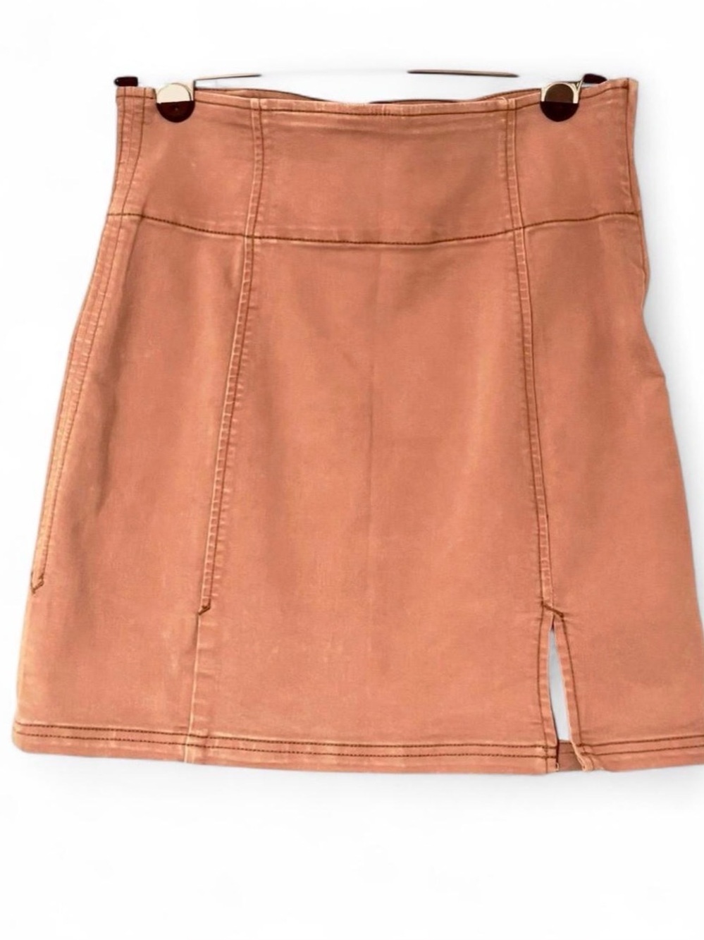 Free People- Women's Rust Mini Skirt Size 8